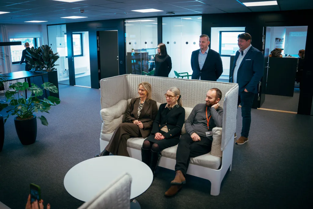 Anneli Hulthen at the HydX office
